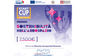 Il DAP assegna il premio sostenibilità nell’aerospazio all’interno di Start Cup Piemonte Valle d’Aosta 2024